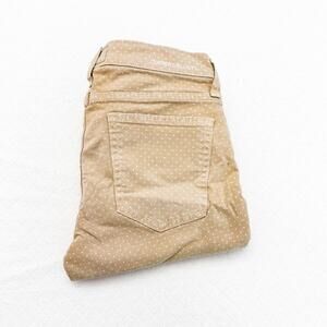 Current Elliott The Stiletto Haystack Skinny Denim Polka Patterned Jeans Size 25